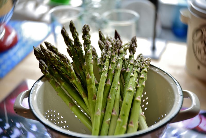 Blanching Asparagus